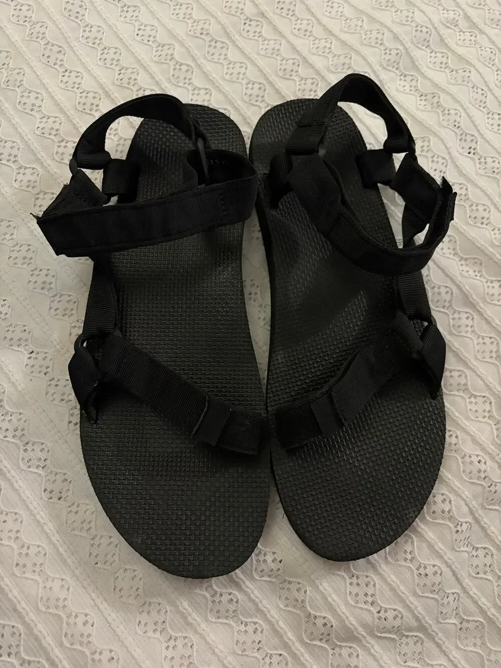 Teva Original Universal Black Sport Sandals Men's Size 13 Hiking Casual
